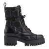 Gucci Women's GG Matelassé Lace-up Boot - Image 3