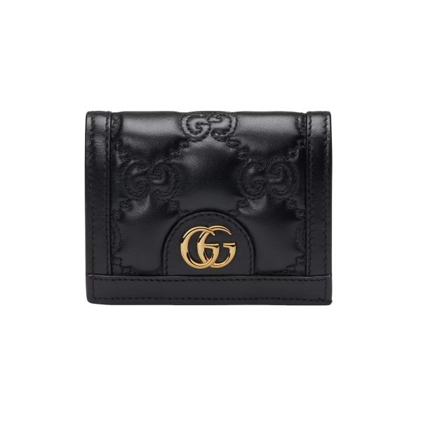 Gucci GG Matelassé Card Case Wallet at Enigma Boutique