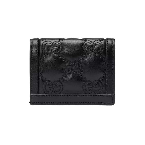 Gucci GG Matelassé Card Case Wallet at Enigma Boutique