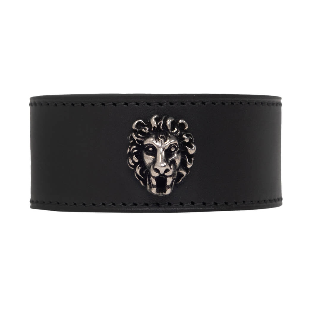 Gucci Lion Head Leather Bracelet - Enigma Boutique