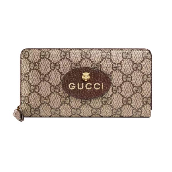 Gucci Neo Vintage GG Supreme Zip Around Wallet at Enigma Boutique