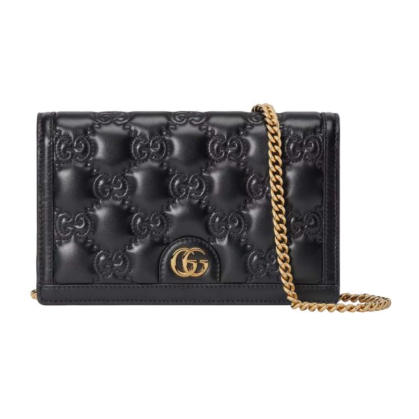 Gucci GG Matelassé Chain Wallet