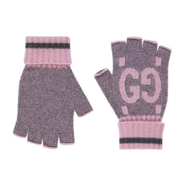 Gucci GG Cashmere Fingerless Gloves at Enigma Boutique