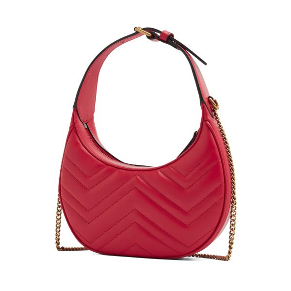 Gucci GG Marmont Half-moon-shaped Mini Bag - Image 2