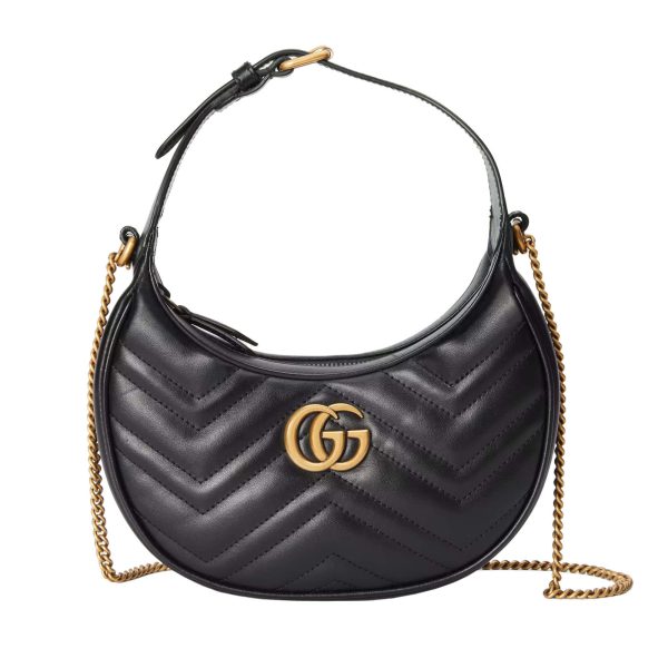 Gucci GG Marmont Half-moon-shaped Mini Bag at Enigma Boutique