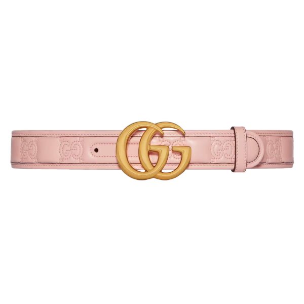 Gucci GG Marmont Matelassé Wide Belt at Enigma Boutique