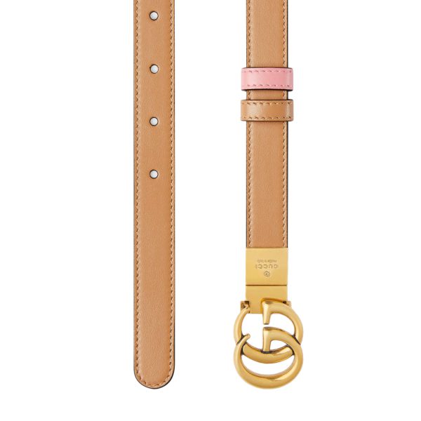 Gucci GG Marmont Reversible Thin Belt at Enigma Boutique