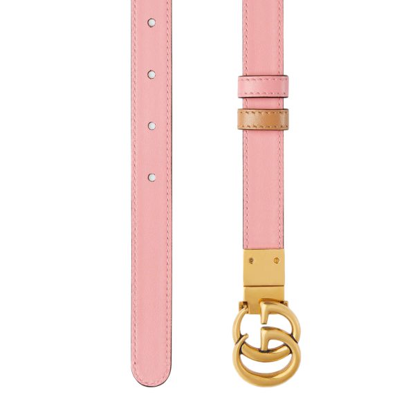 Gucci GG Marmont Reversible Thin Belt at Enigma Boutique