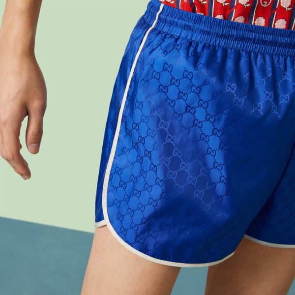 Gucci GG Nylon Jacquard Shorts at Enigma Boutique