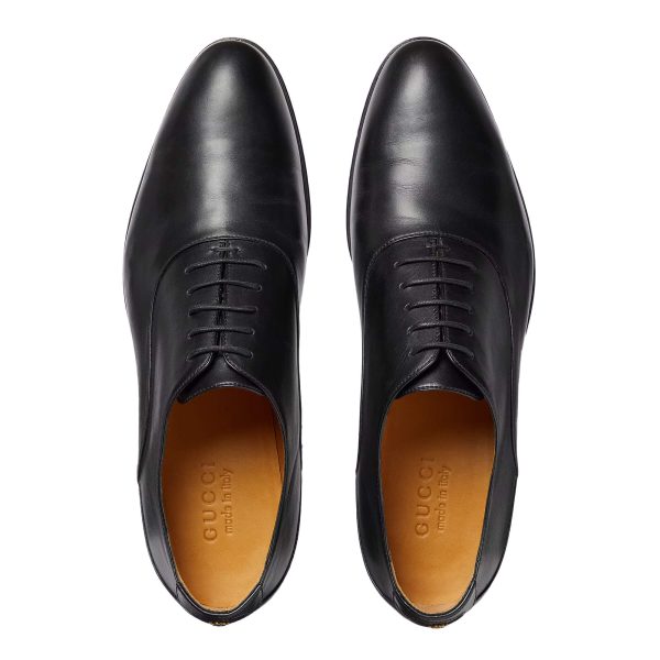 Gucci Men's Lace-up Shoe With Double G at Enigma Boutique