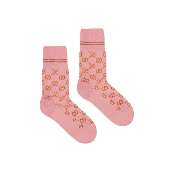 Gucci GG Cotton Blend Socks at Enigma Boutique