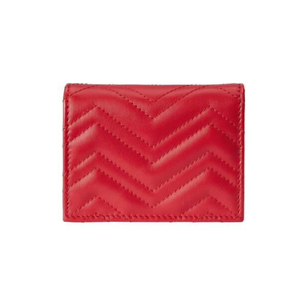Gucci GG Marmont Matelassé Card Case Wallet at Enigma Boutique