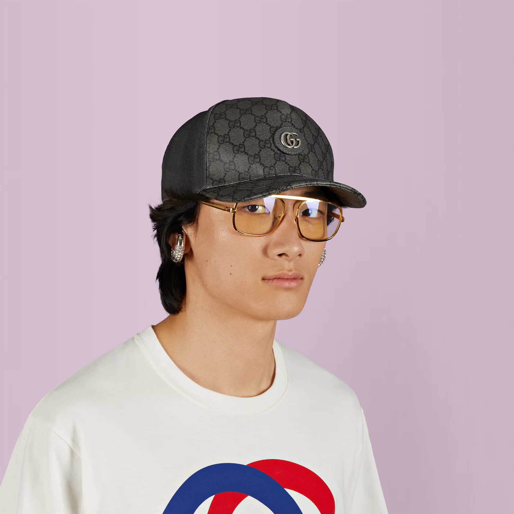 Gucci Original GG Canvas Baseball Hat With Web - Enigma Boutique