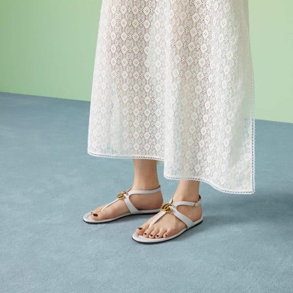 Gucci Women's Double G Thong Sandal at Enigma Boutique