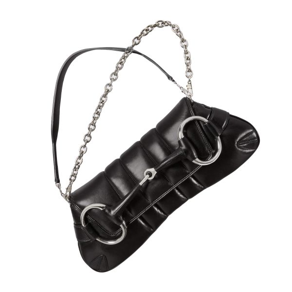 Gucci Horsebit Chain Medium Shoulder Bag at Enigma Boutique