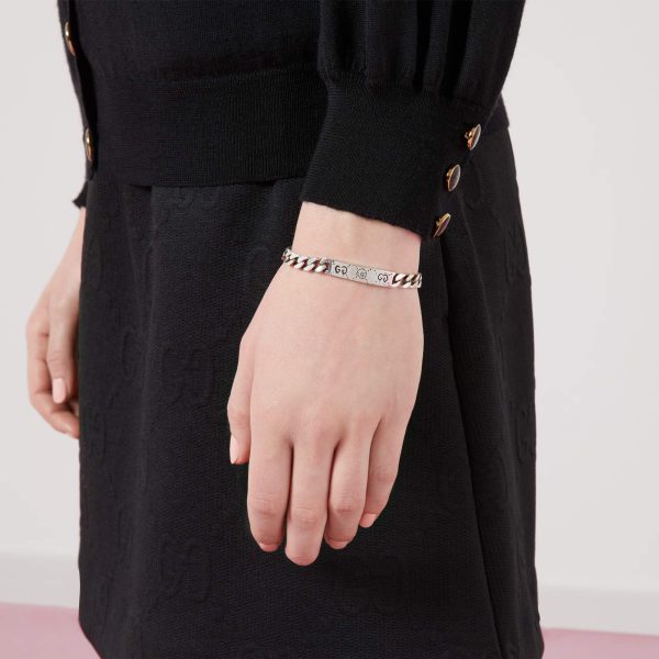Gucci GUCCIGHOST Chain Bracelet In Silver - Image 3