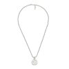 Gucci Interlocking G Necklace In Silver