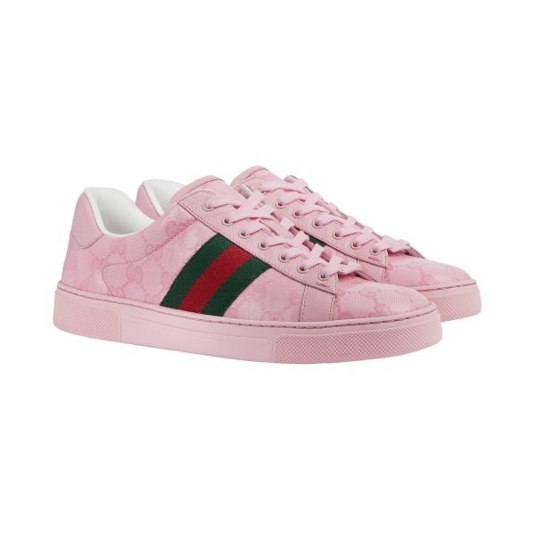 Gucci Women's Ace Sneaker With Web at Enigma Boutique