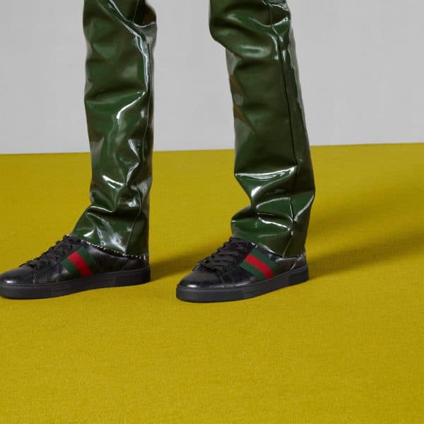 Gucci Men’s Ace GG Crystal Canvas Sneaker at Enigma Boutique