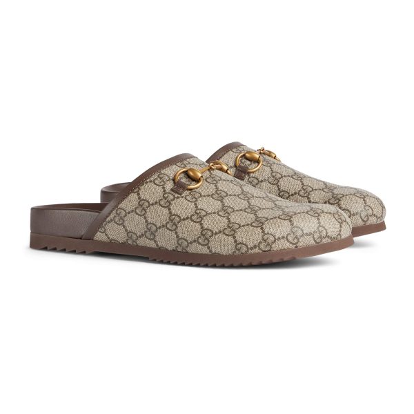 Gucci Men's GG Horsebit Slipper at Enigma Boutique