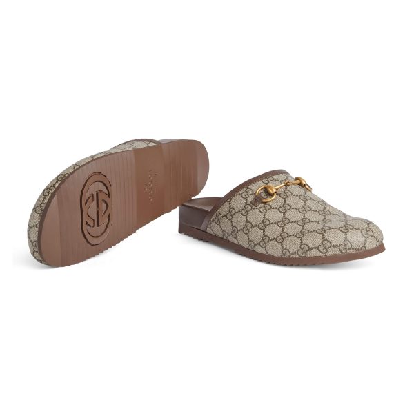 Gucci Men's GG Horsebit Slipper at Enigma Boutique