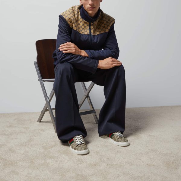 Gucci Men's Gucci Ace Sneaker With Web - Image 6