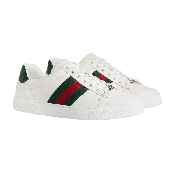 Gucci Men's Ace Sneaker With Web - Image 5