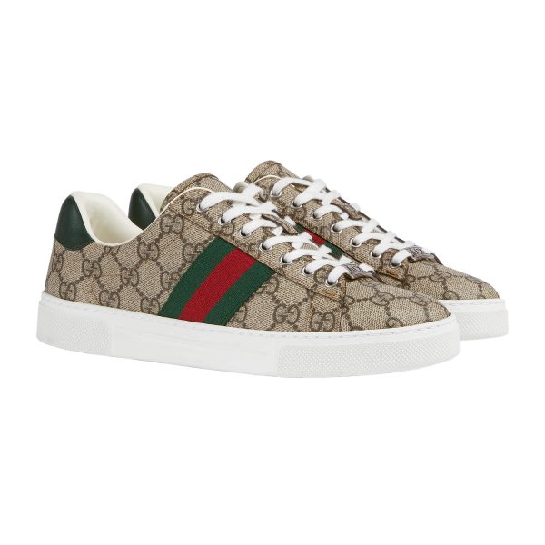 Gucci Women's Ace Sneaker With Web at Enigma Boutique