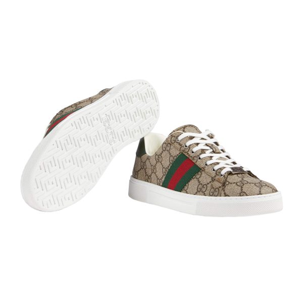 Gucci Women's Ace Sneaker With Web at Enigma Boutique