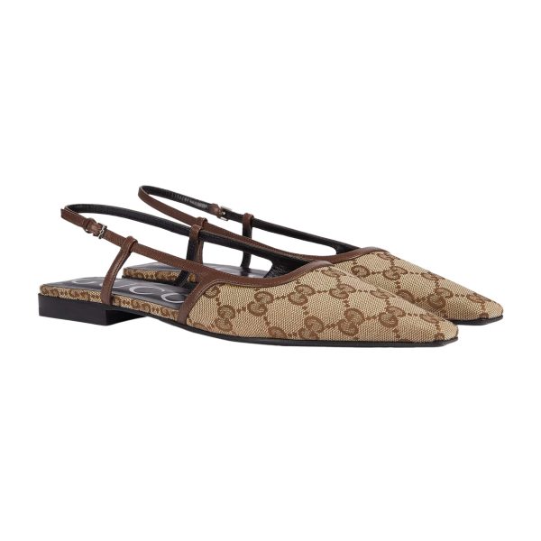 Gucci Women's GG Slingback Ballet Flat at Enigma Boutique