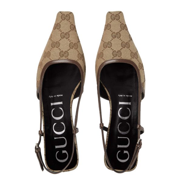 Gucci Women's GG Slingback Ballet Flat at Enigma Boutique