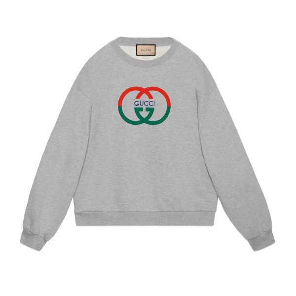 Gucci Cotton Jersey Printed Sweatshirt at Enigma Boutique