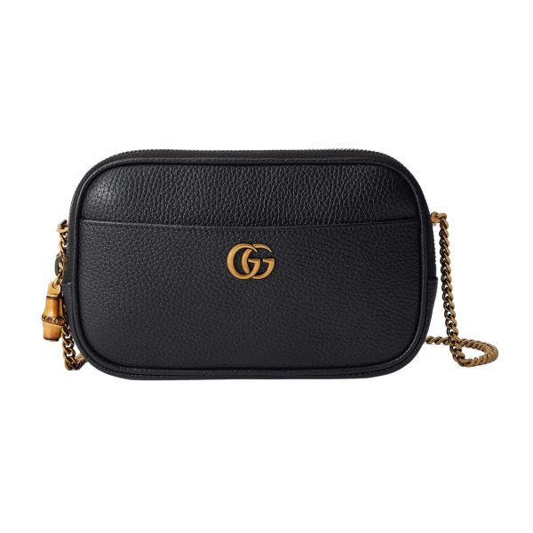 Gucci Double G Super Mini Bag With Bamboo at Enigma Boutique