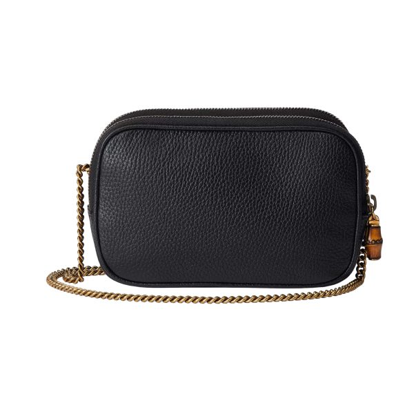 Gucci Double G Super Mini Bag With Bamboo - Image 3