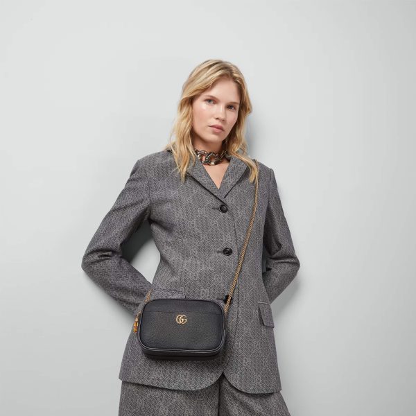 Gucci Double G Super Mini Bag With Bamboo - Image 8