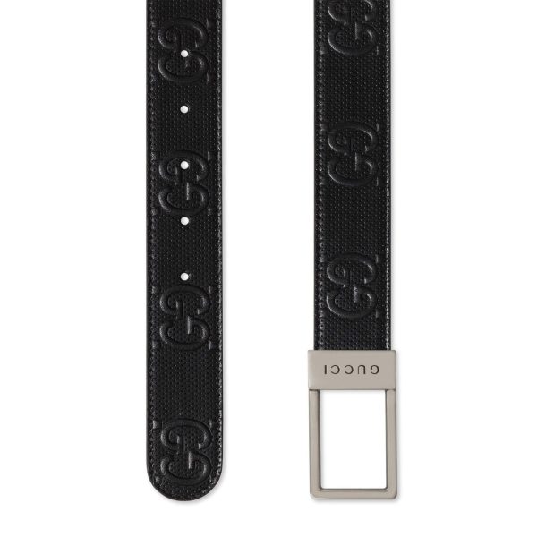 Gucci GG Belt With Rectangular Buckle at Enigma Boutique