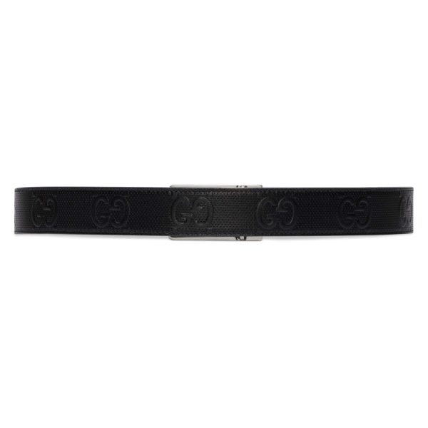 Gucci GG Belt With Rectangular Buckle at Enigma Boutique