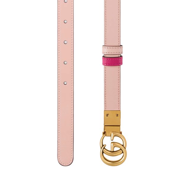 Gucci GG Marmont Reversible Thin Belt at Enigma Boutique