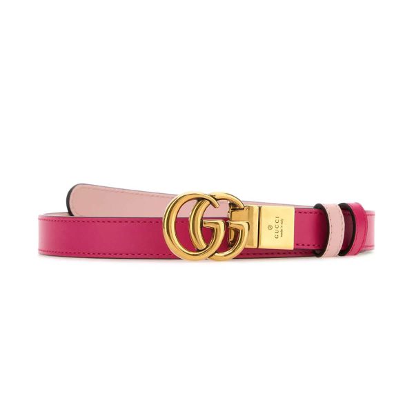 Gucci GG Marmont Reversible Thin Belt at Enigma Boutique