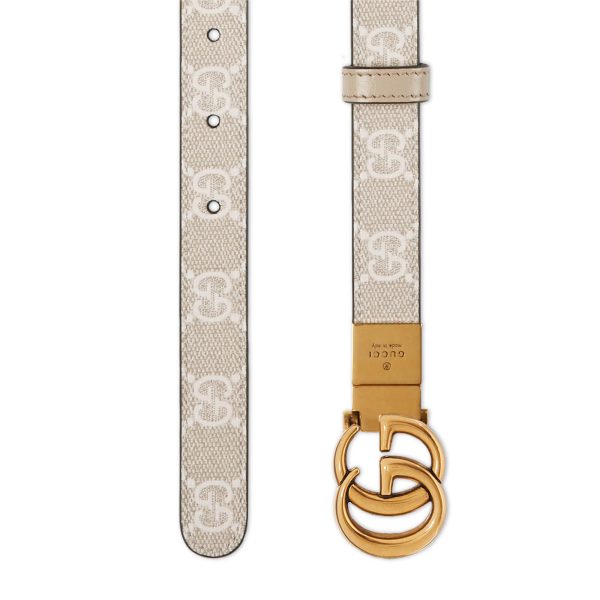 Gucci GG Marmont Reversible Thin Belt at Enigma Boutique