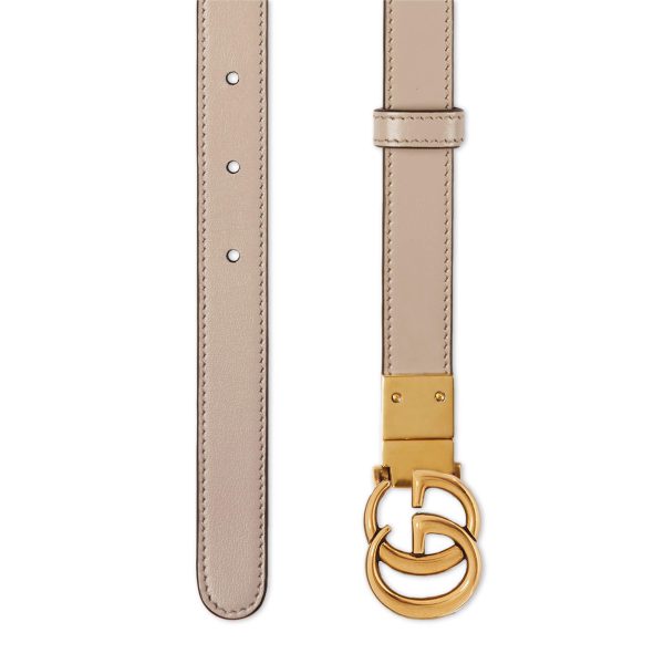 Gucci GG Marmont Reversible Thin Belt at Enigma Boutique