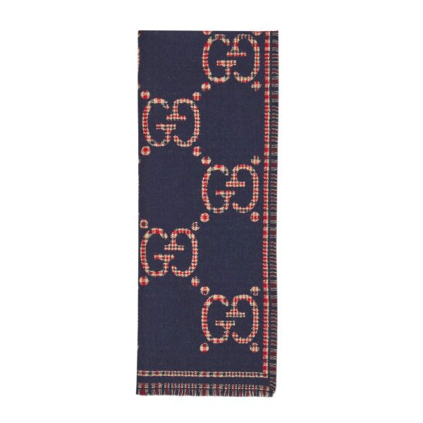 Gucci GG Wool Scarf at Enigma Boutique