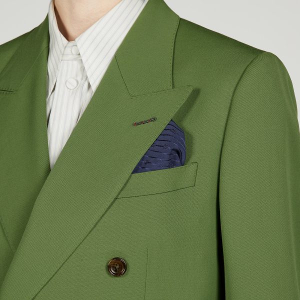Gucci Interlocking G Silk Pocket Square - Image 3
