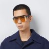 Gucci Mask-shaped Frame Sunglasses - Image 3