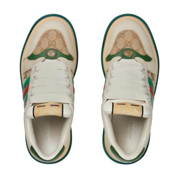 Gucci Men's Screener Sneaker With Web at Enigma Boutique