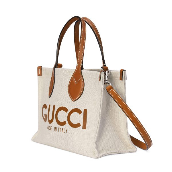 Gucci Mini Tote Bag With Gucci Print at Enigma Boutique