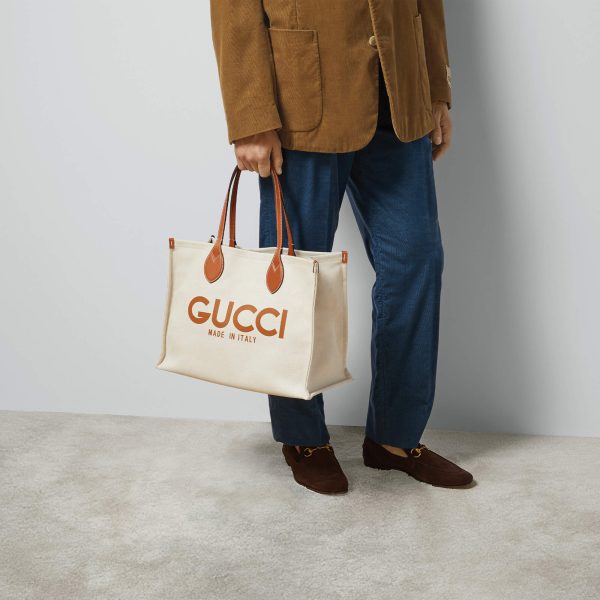 Gucci Tote Bag With Gucci Print at Enigma Boutique