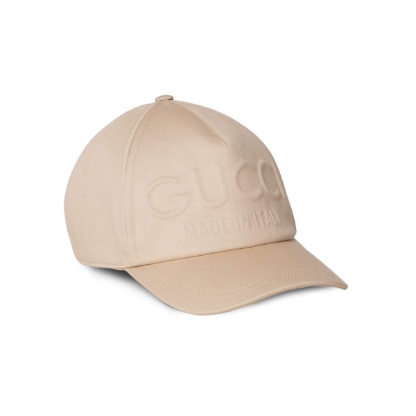 Gucci Embossed Detail Baseball Cap at Enigma Boutique