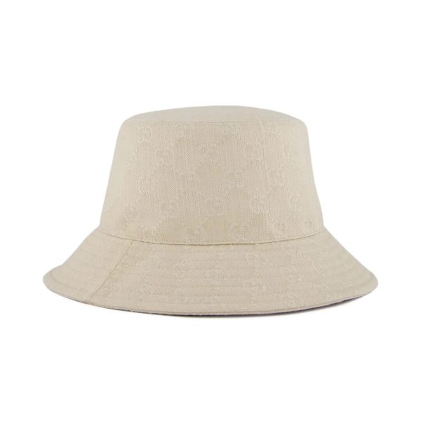 Gucci GG Denim Bucket Hat - Image 2