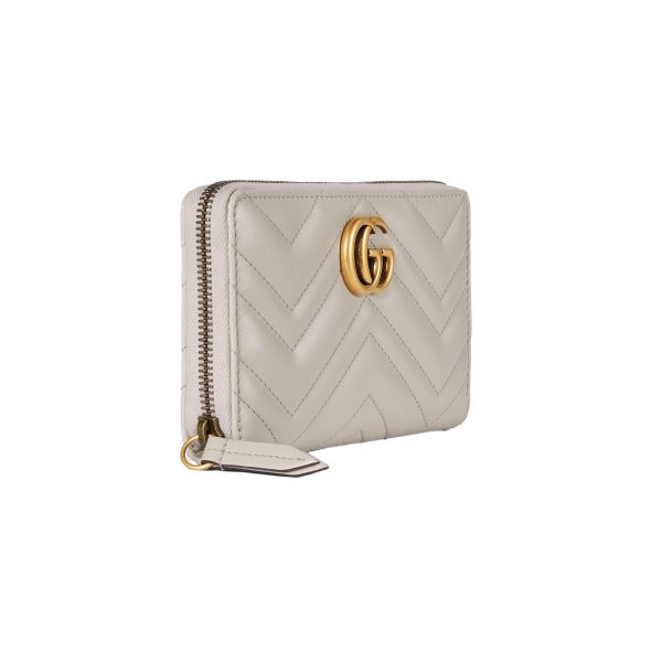 Gucci GG Marmont Matelassé Zip Around Wallet at Enigma Boutique